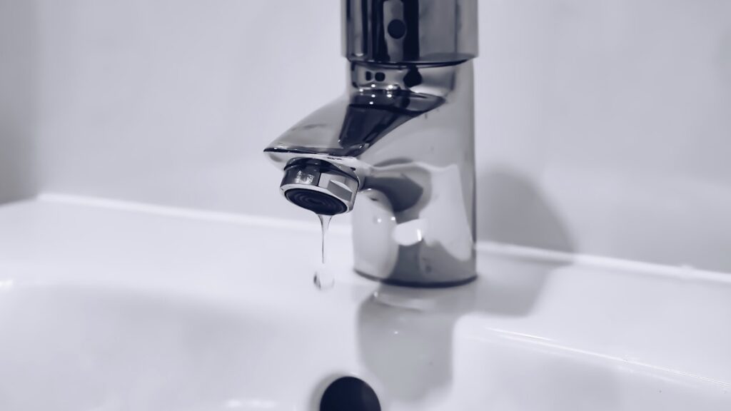 gray stainless steel faucet