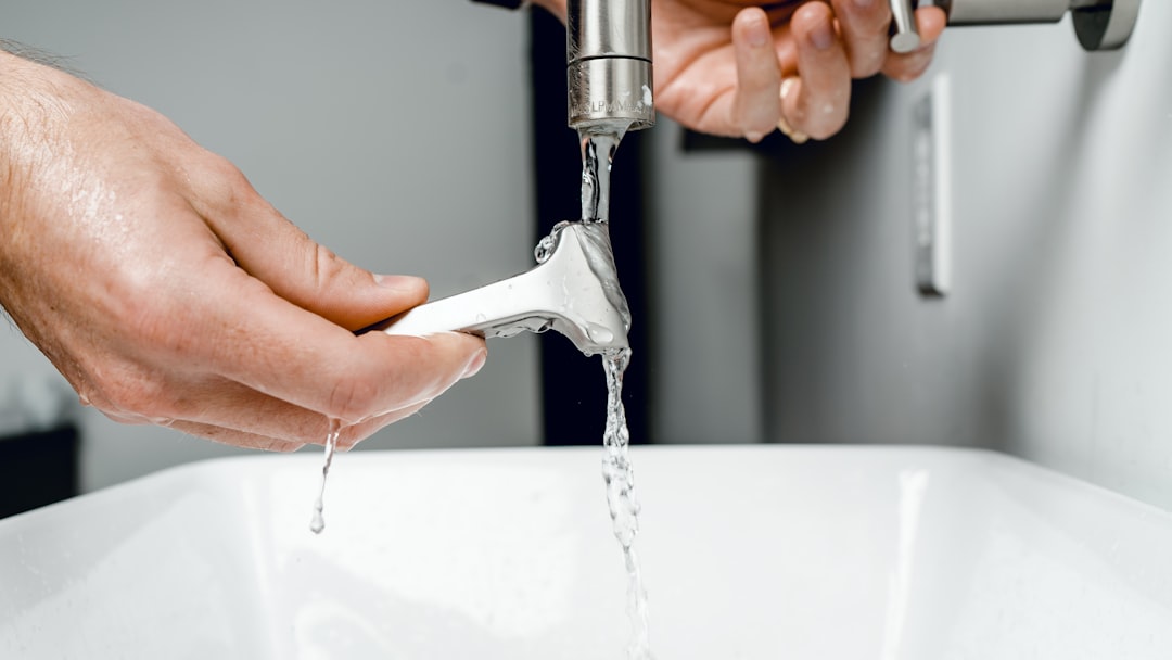 silver faucet