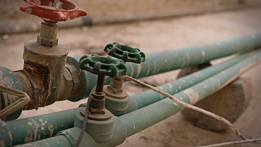a close-up of a pipe